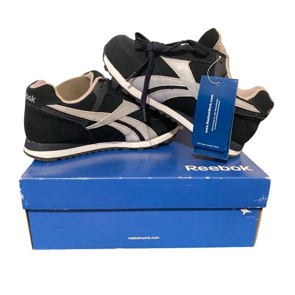 Reebox Mens Womens Work Shoes Sneakers Steel Toe - Size 8 Wide M  Size 10 Wide W - Picture 1 of 10